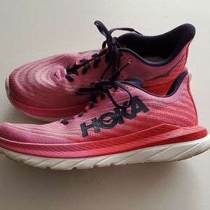 Hoka Women's Vibrant Pink Athletic Shoes